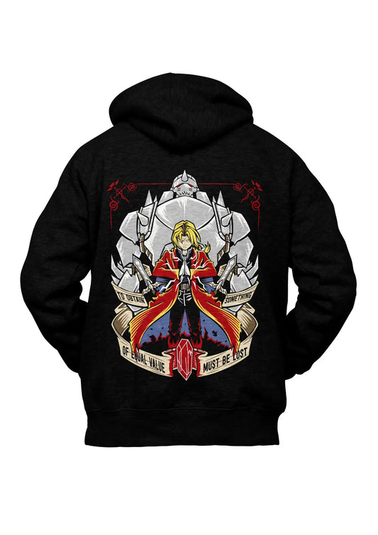Felpa con Cappuccio Fullmetal Alchemist: Brotherhood Anime-0